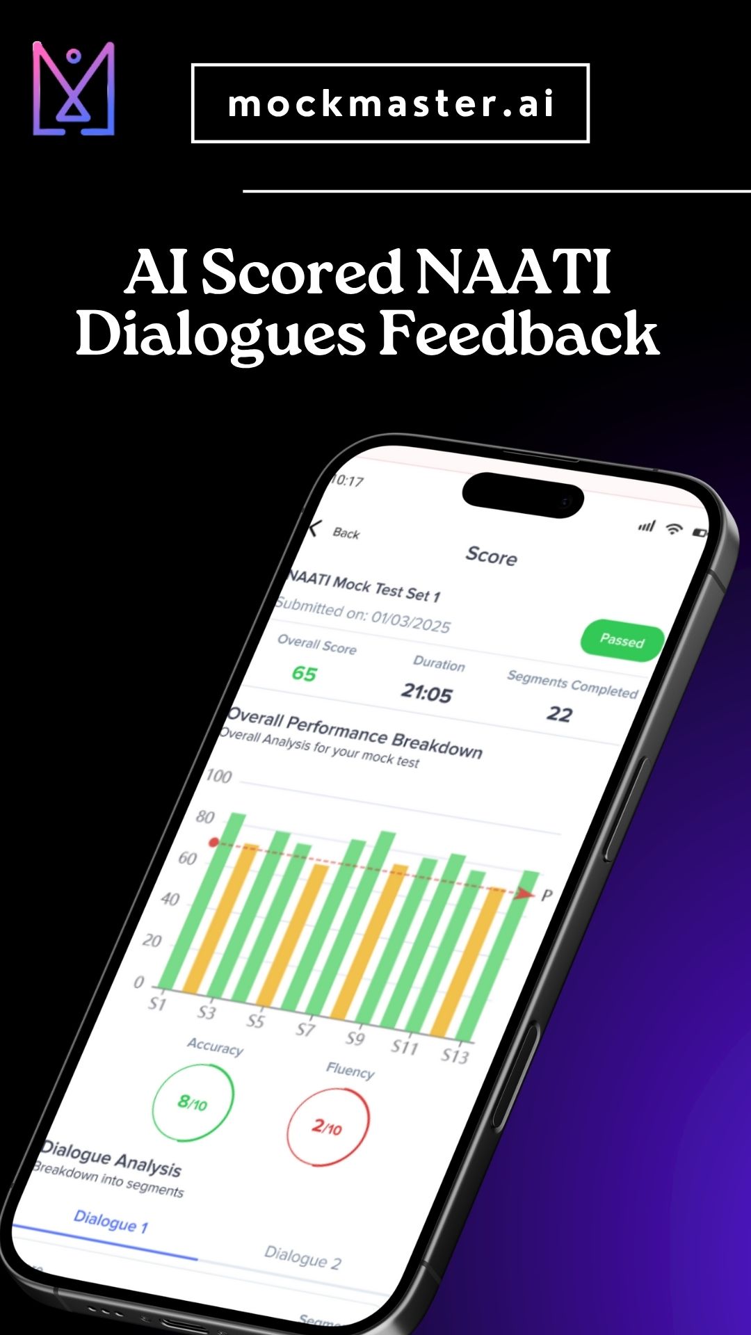 MockMaster app NAATI practice
